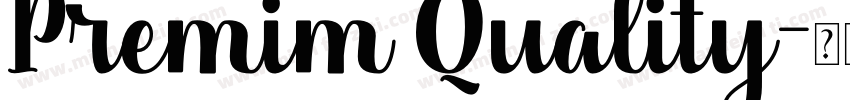 Premim Quality字体转换